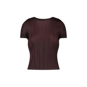 Pleats Please Pleated Texture Short-Sleeved Top - NWT